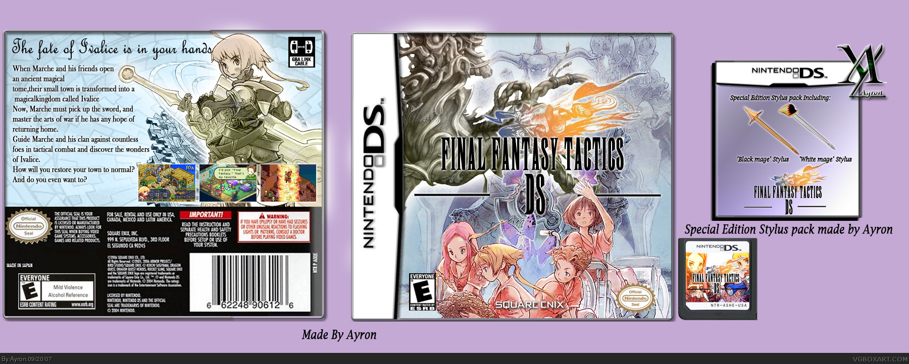 Final Fantasy Tactics DS box cover