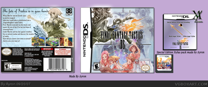 Final Fantasy Tactics DS box art cover