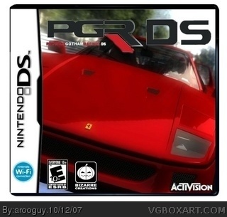 Project Gotham Racing DS box cover