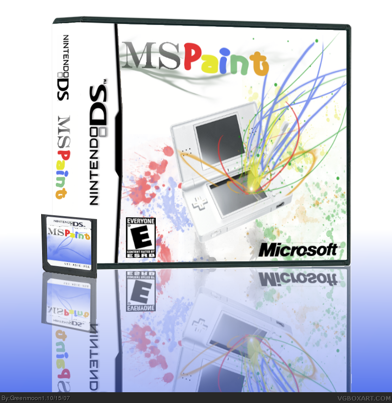 MS Paint box cover