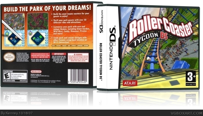 Roller Coaster DS box art cover