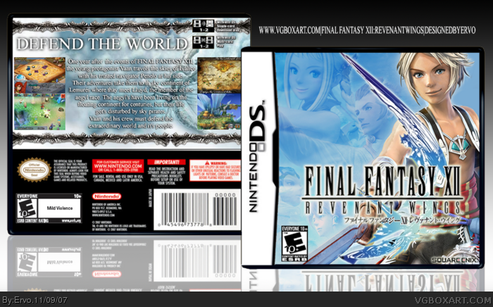 Final Fantasy XII: Revenant Wings box art cover