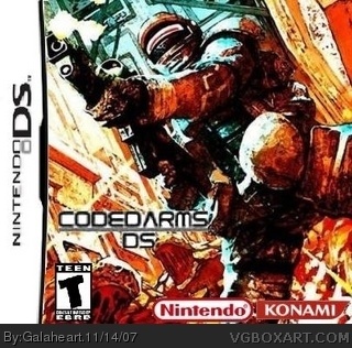 Coded Arms: DS box cover