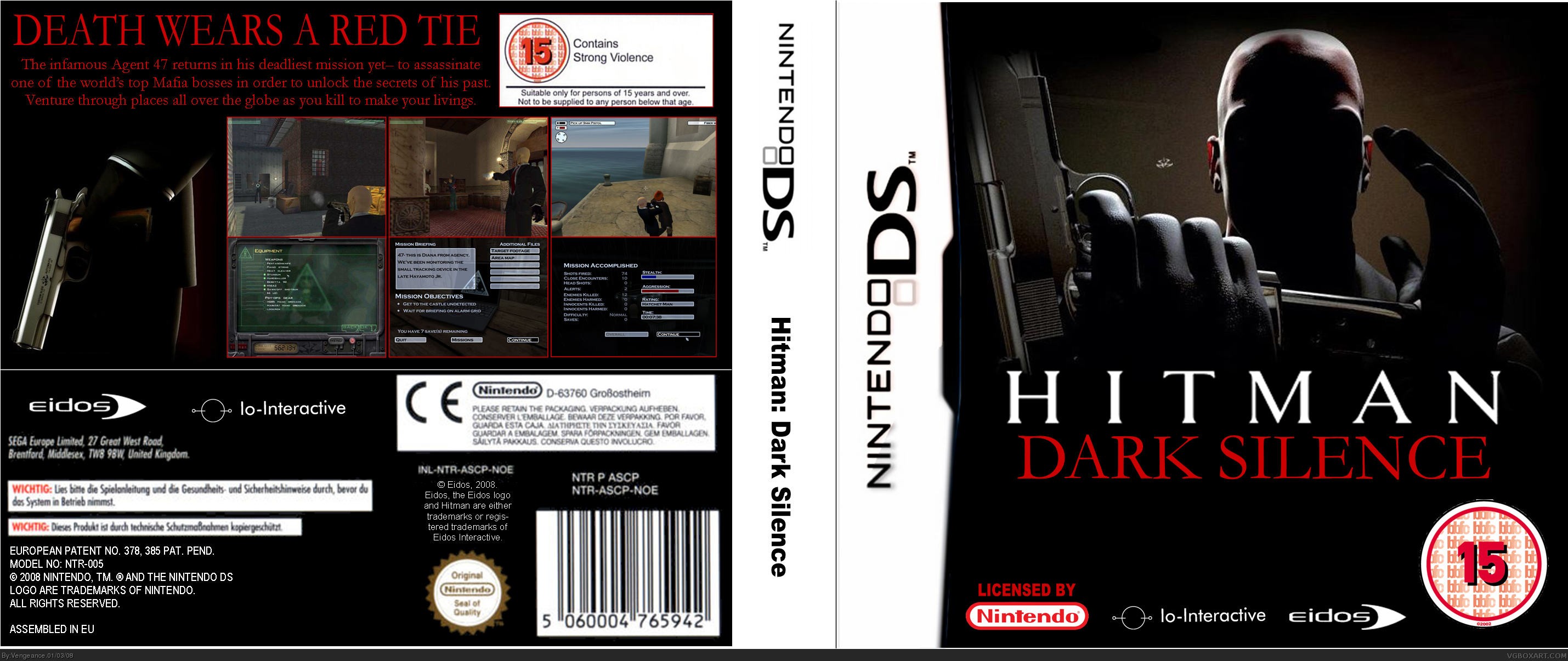 Hitman: Dark Silence box cover