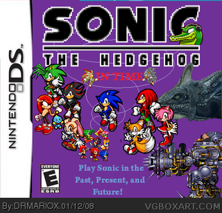 Sonic the Hedgehog in Time box cover