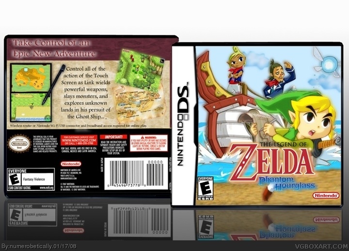 Legend of Zelda: Phantom Hourglass box cover