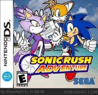 Sonic Rush Adventure box cover