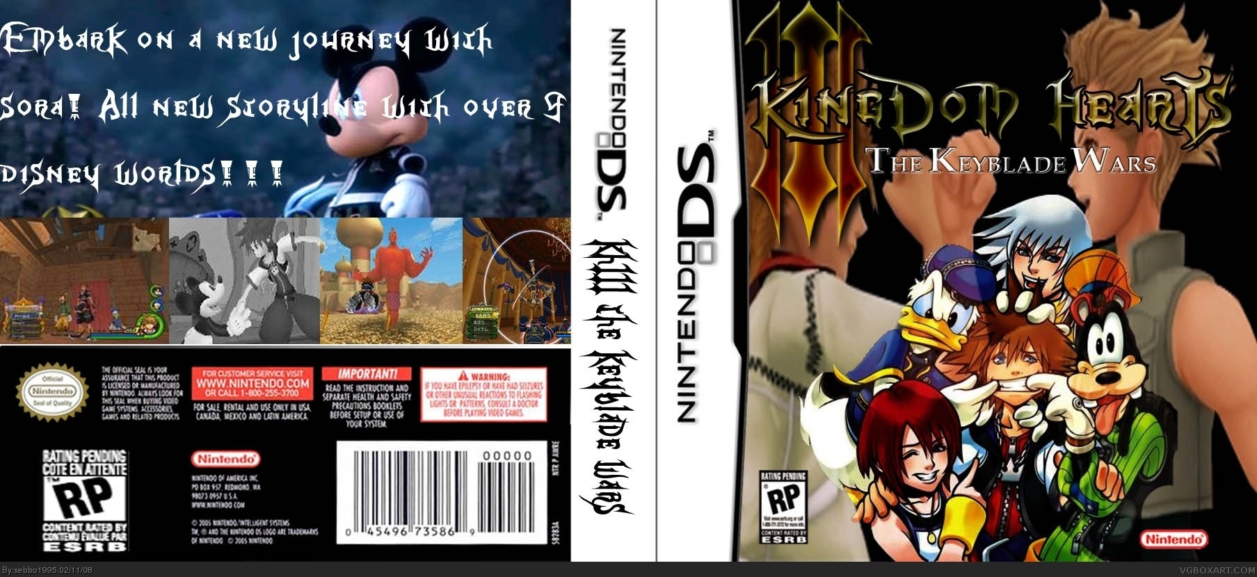 Kingdom Hearts: The Keyblade Wars box cover