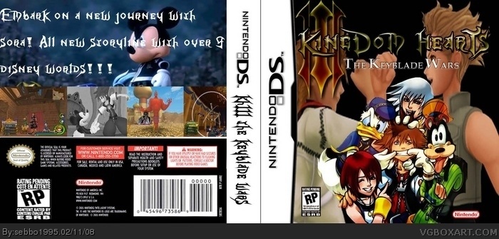 Kingdom Hearts: The Keyblade Wars box art cover
