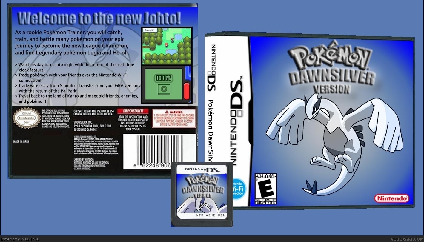 Pokemon: DawnSilver Version box cover