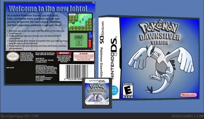 Pokemon: DawnSilver Version box art cover