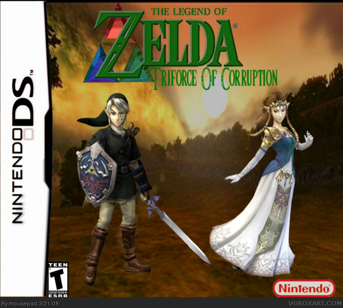 The Legend Of Zelda: Triforce Of Corruption box art cover