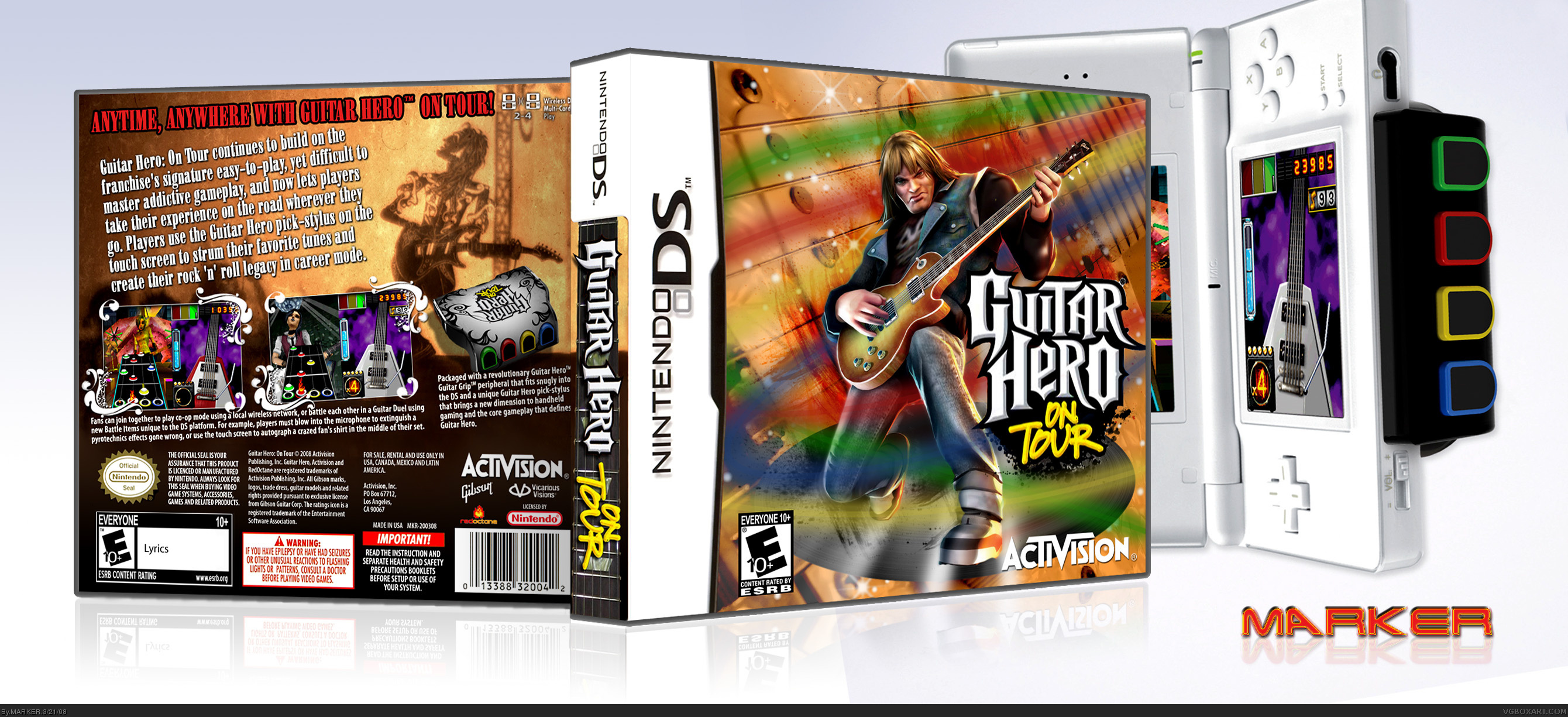 Guitar Hero On Tour box cover