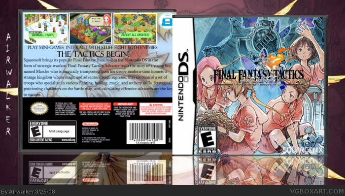 Final Fantasy Tactics Advanced box art cover