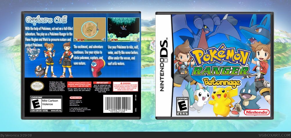 Pokemon Ranger Batonnage box cover