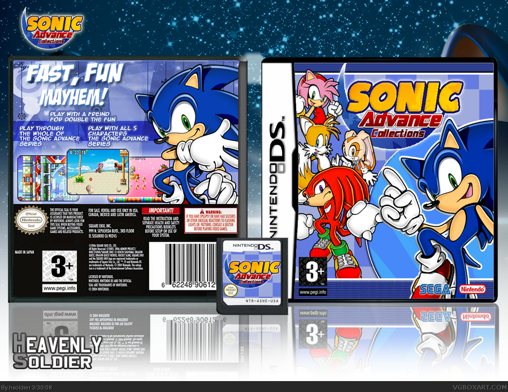Sonic Advance Collections box cover