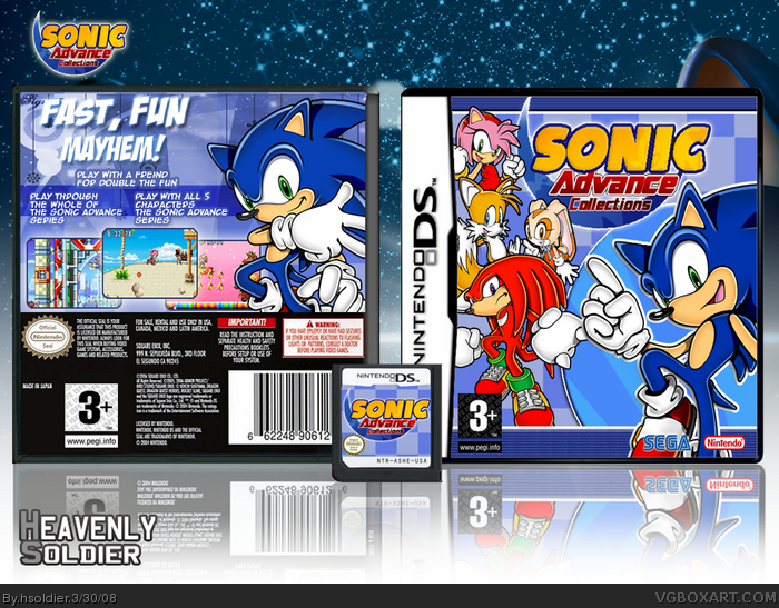 Sonic Advance Collections box art cover