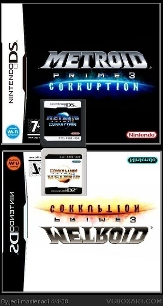 Metroid Prime 3 Corruption. box cover