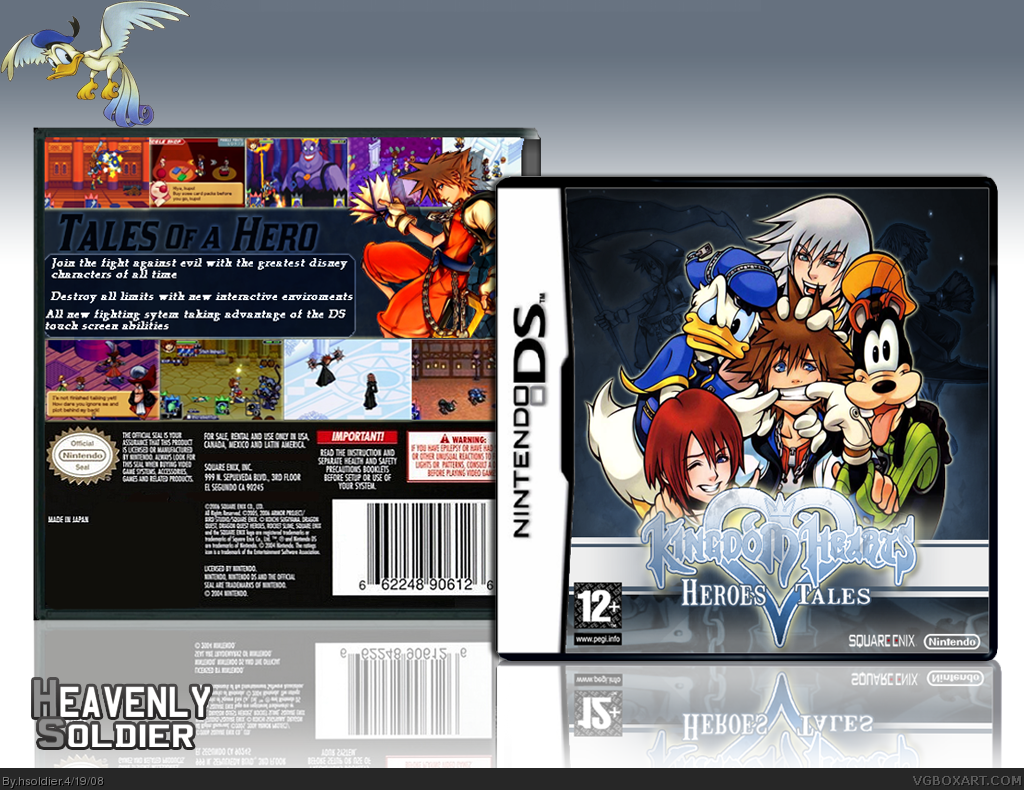 Kingdom Hearts: Heroes Tales box cover