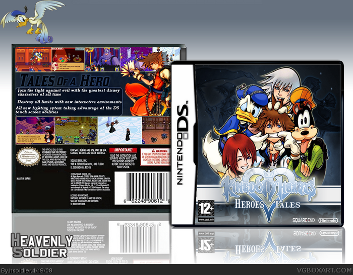 Kingdom Hearts: Heroes Tales box art cover