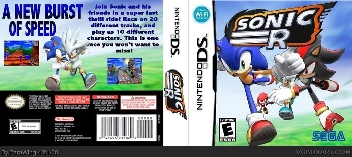 Sonic R box art cover
