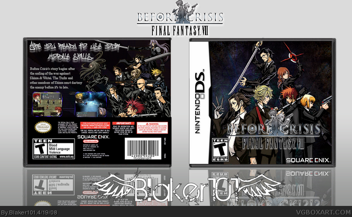 Before Crisis: Final Fantasy VII box art cover