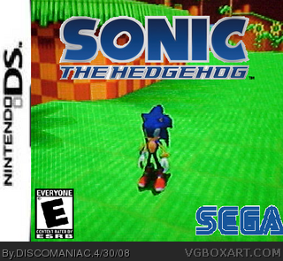 Sonic the Hedgehog. DS box cover