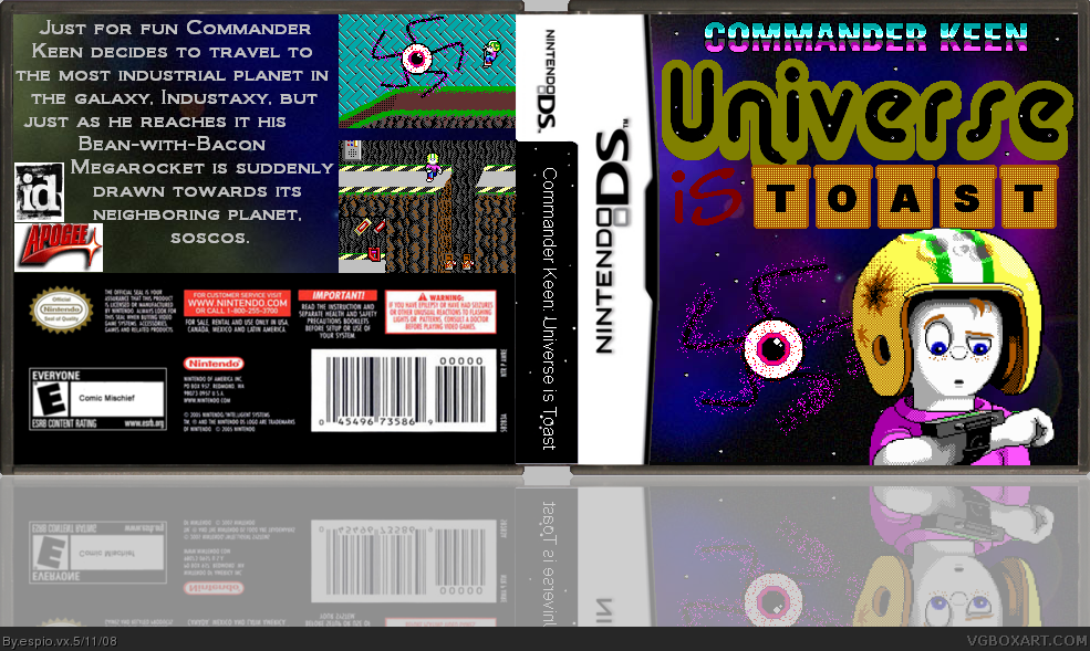 Commander Keen: Universe is Toast box cover