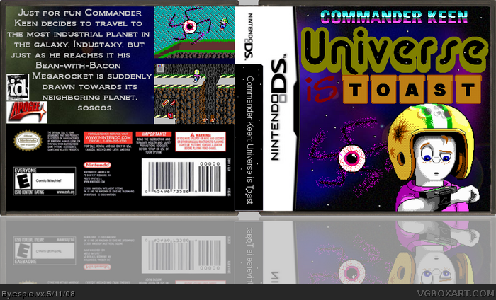 Commander Keen: Universe is Toast box art cover