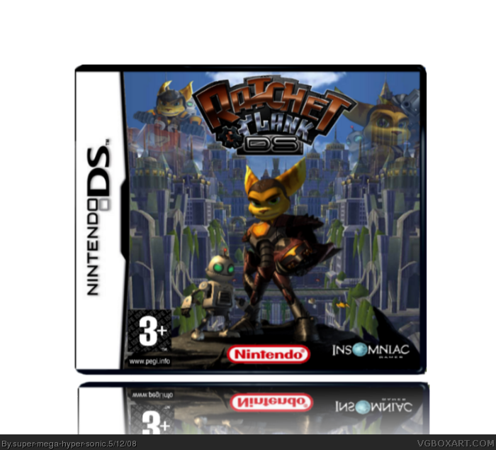 Ratchet and Clank DS box art cover