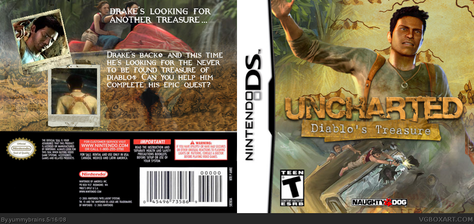 Uncharted: Diablo's Treasure box cover