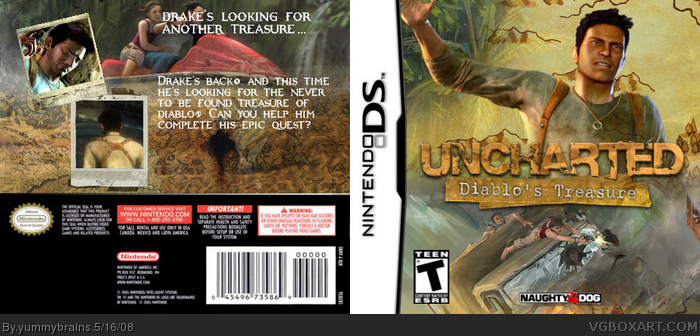 Uncharted: Diablo's Treasure box art cover