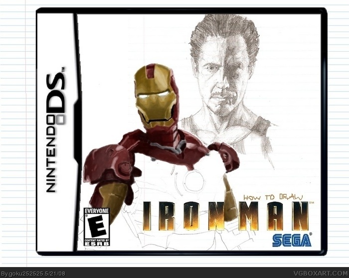 How to Draw Iron Man box art cover