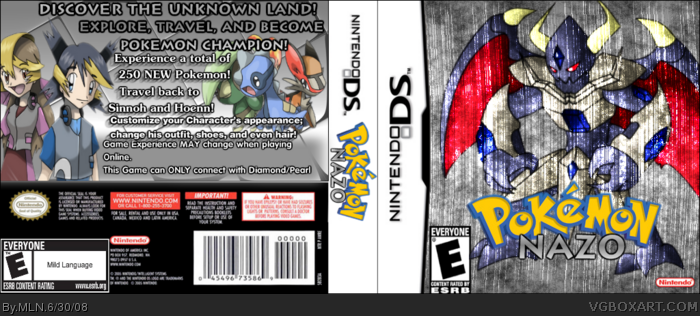 Pokemon Nazo box art cover