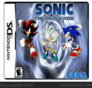 Sonic the Hedgehog. DS box cover