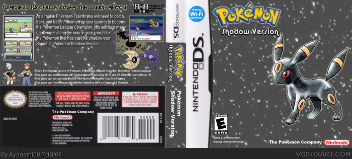 Pokemon Shadow Version box art cover