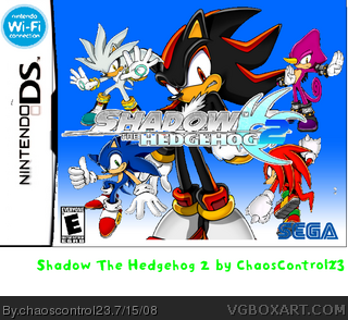 Shadow the Hedgehog 2 box art cover