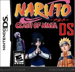 Naruto: Clash of Ninja DS box cover