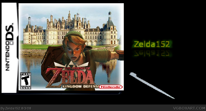 The Legend of Zelda:Kingdom Defense box art cover
