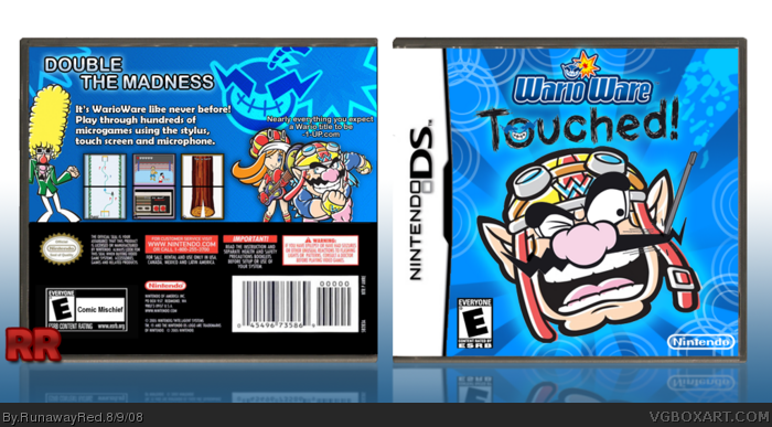 Wario Ware Touched box art cover