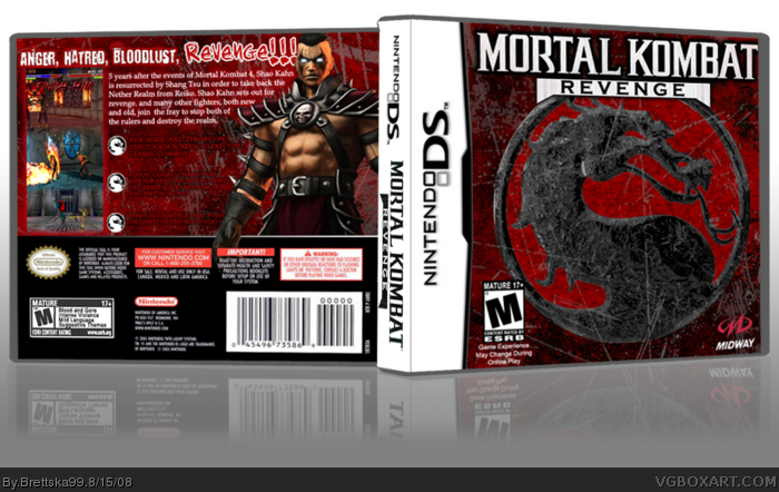 Mortal Kombat: Revenge box art cover