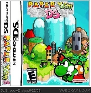 Paper Yoshi DS box cover