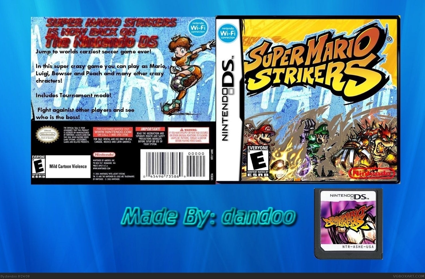 Super Mario Strikers box cover