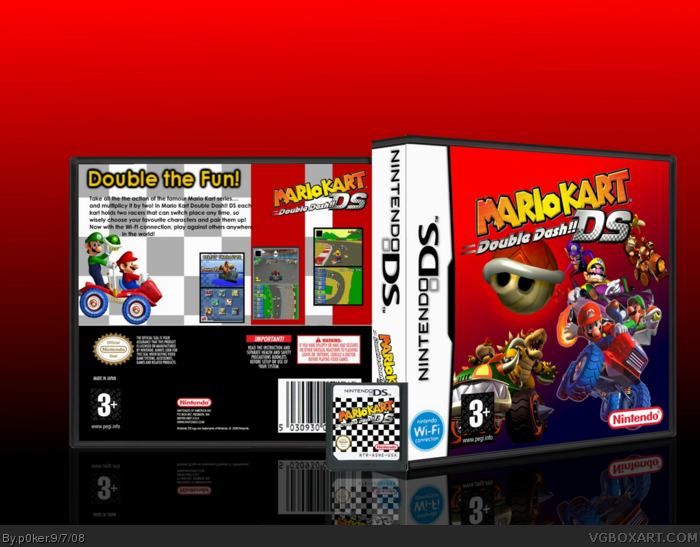 Mario Kart Double Dash!! DS box art cover