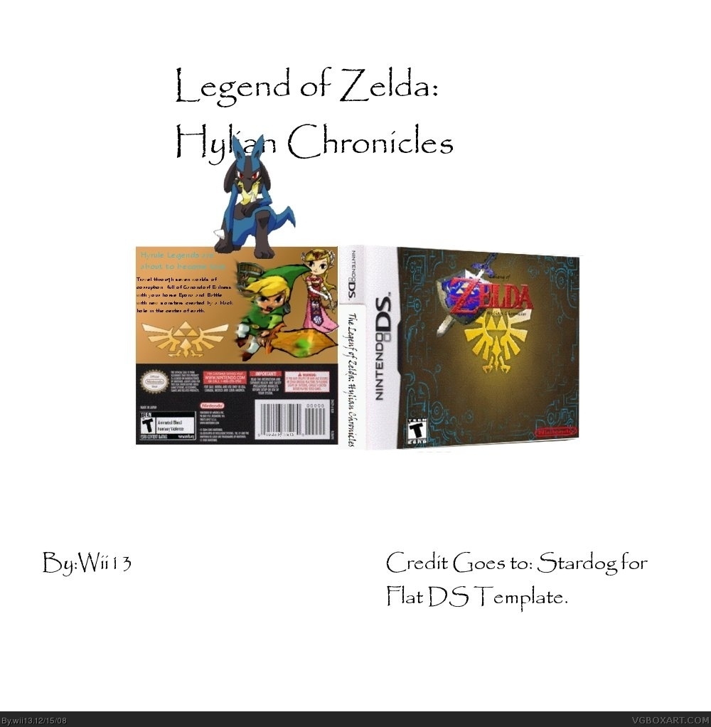 Legenf of Zelda: Hylian Chronicles box cover