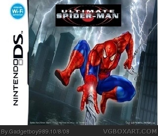 ultimate spiderman box cover