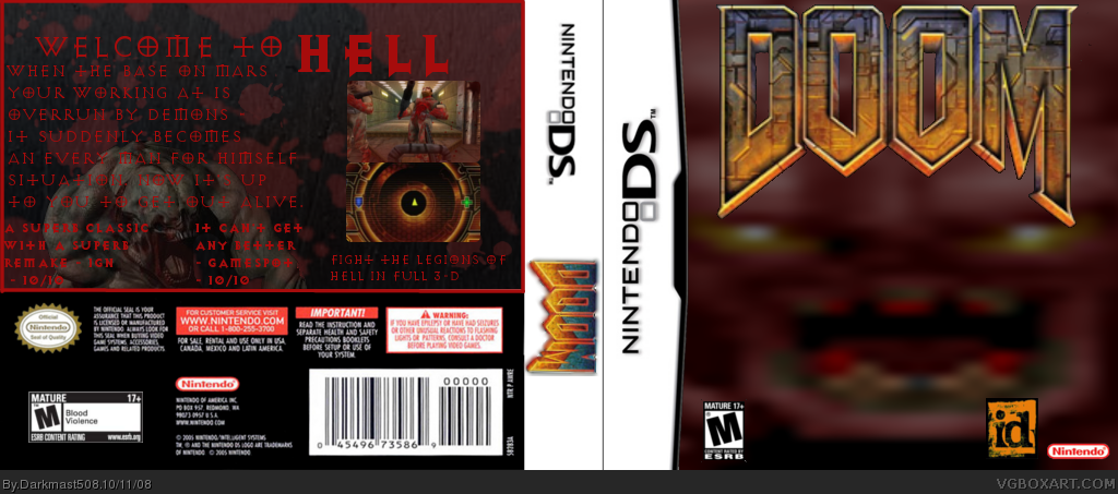 Doom DS box cover