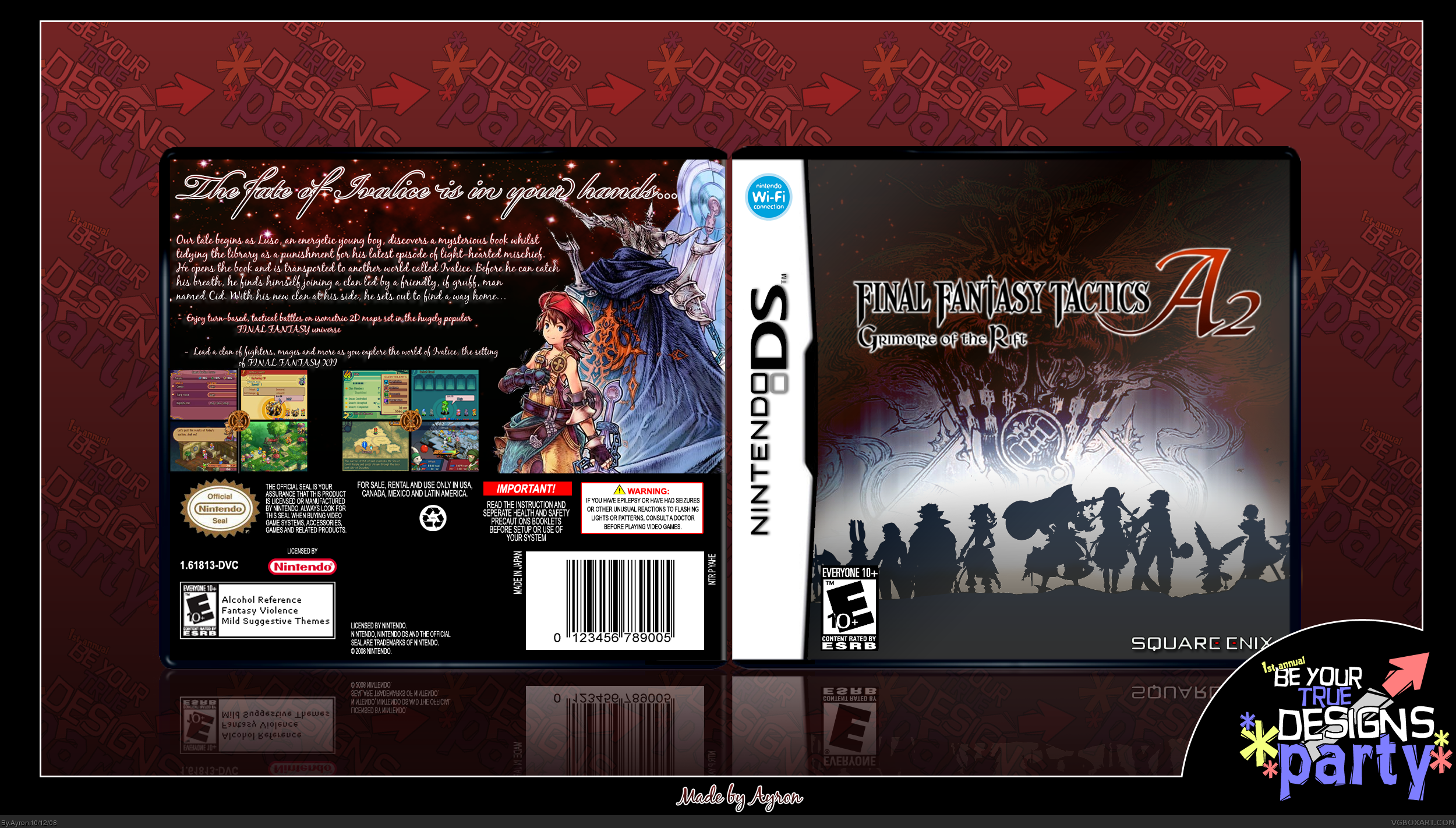 Final Fantasy Tactics A2: Grimoire of the Rift box cover