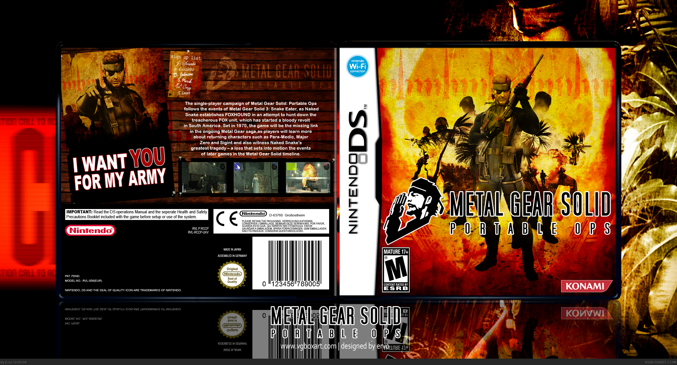 Metal Gear Solid: Portable Ops box cover