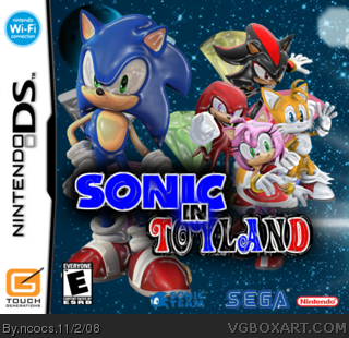 Sonic in Toyland box cover